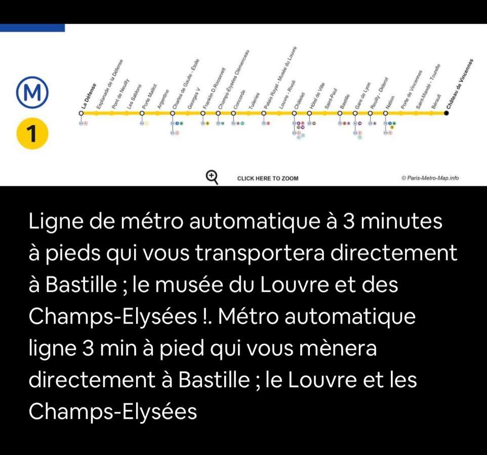 شقة Loft Lumineux Hyper Centre Vincennes Rer A 5 Min - Parking Gratuit المظهر الخارجي الصورة